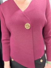 Load image into Gallery viewer, The Eleanor Knit (Burgundy) - chichappensboutique