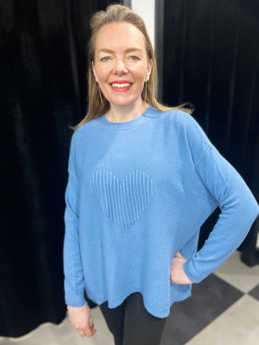 The Paris Heart Knit (Various colours) - chichappensboutique