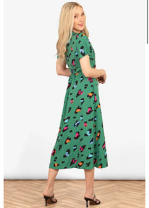 Addie Short Sleeve Wrap Dress