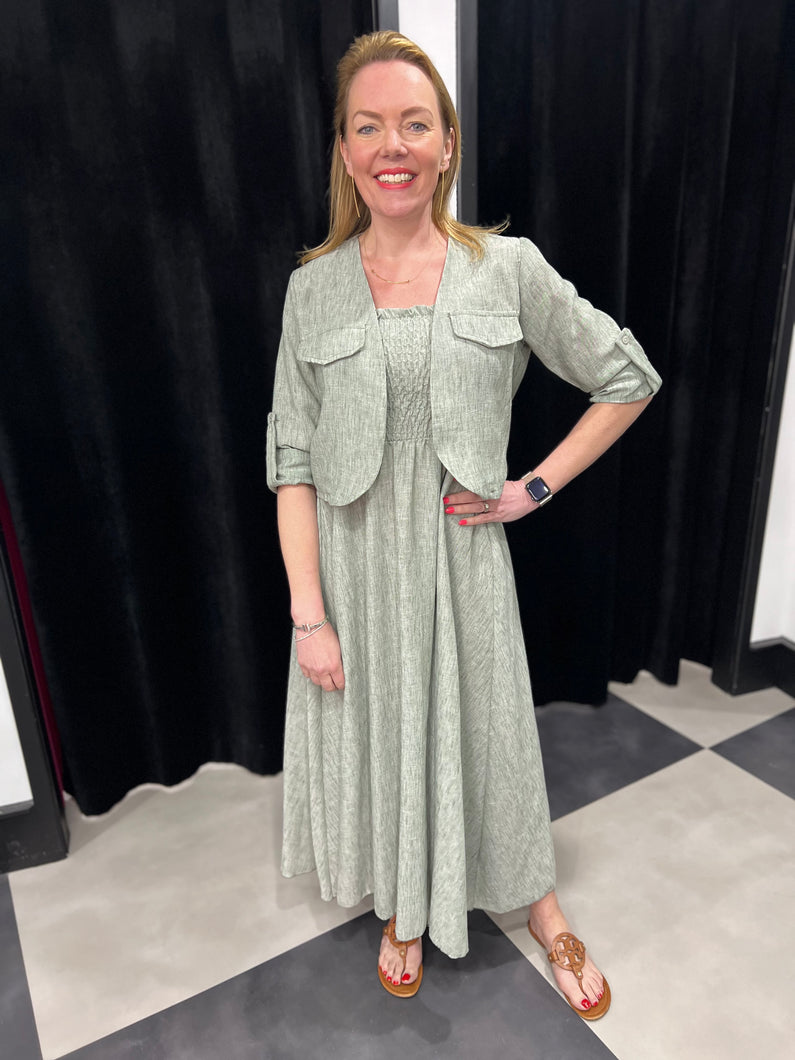 Kenya Two Piece Jacket & Dress (various colours) - chichappensboutique