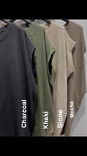 Load image into Gallery viewer, Essential Longline Tshirt (various colours) - chichappensboutique