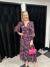Load image into Gallery viewer, Petrol Rose Maxi Dress - chichappensboutique