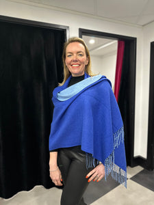 Contrast Cashmere Blend Scarf (various colours) - chichappensboutique