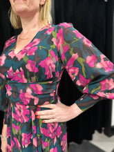 Load image into Gallery viewer, Petrol Rose Maxi Dress - chichappensboutique