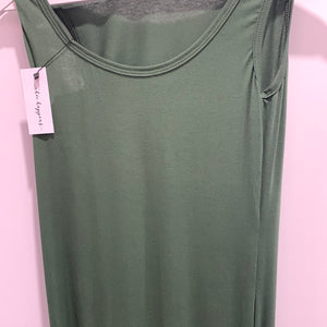 Essential Jersey Longline Vest Top (various colours) - chichappensboutique