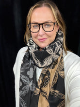 Load image into Gallery viewer, Sketch Clover Cashmere Blend Scarf (various colours)