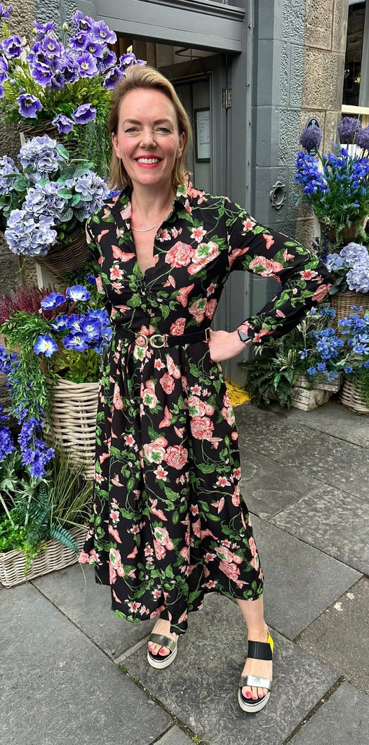 The Rose Garden Shirt Dress