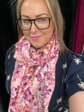 Load image into Gallery viewer, Summer Blossom Lightweight Scarf (various colours) - chichappensboutique