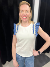 Load image into Gallery viewer, Statement Cap Sleeve Tshirt - chichappensboutique
