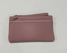Load image into Gallery viewer, Double Zip Mini Clutch (various colours) - chichappensboutique