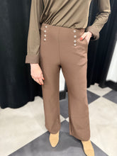 Load image into Gallery viewer, Military Style Trousers (Chocolate) - chichappensboutique