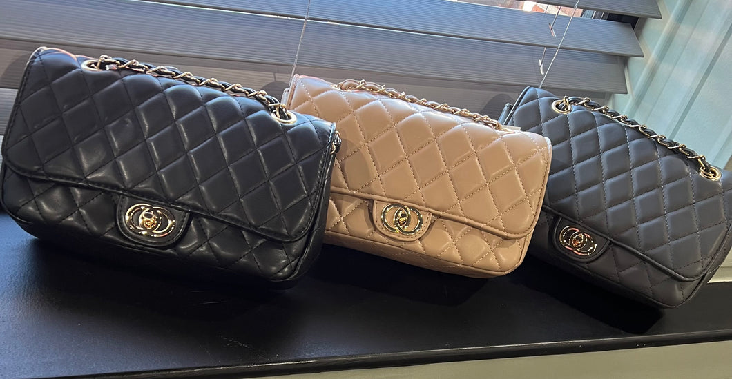 Chanel Inspired Quilted Bag - chichappensboutique