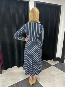 Breton Stripe Jersey Dress - chichappensboutique