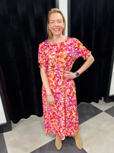 Load image into Gallery viewer, Floral Print Tea Dress (various colours) - chichappensboutique