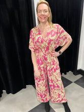 Load image into Gallery viewer, Palm Print Jumpsuit (various colours)