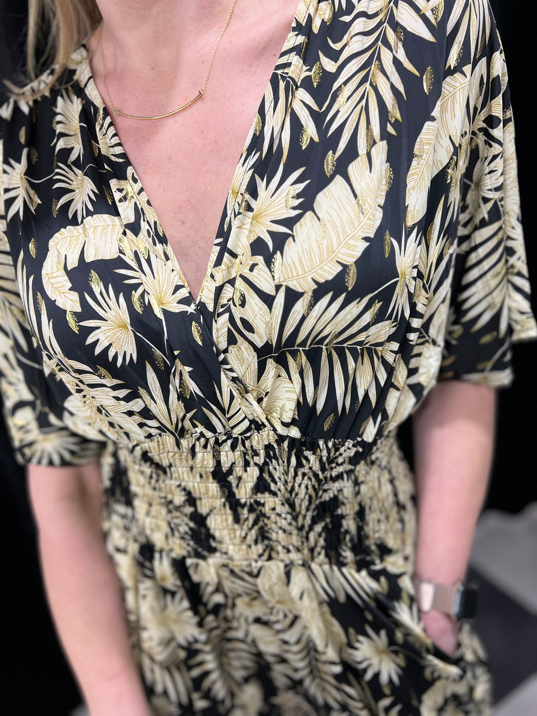 Palm Print Jumpsuit (various colours)