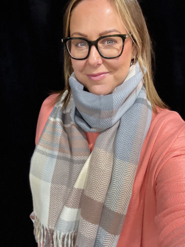 Claudia Cashmere Blend Scarf (various colours)