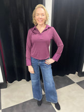 Load image into Gallery viewer, Soft Microfibre Layering Top (Plum) - chichappensboutique