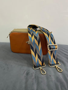 New Multicoloured Wide Fabric Bag Strap (various colours) - chichappensboutique