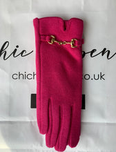 Load image into Gallery viewer, Buckle Detail Cashmere Blend Gloves (various colours) - chichappensboutique