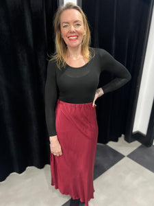 Bias Cut Skirt (various colours) - chichappensboutique