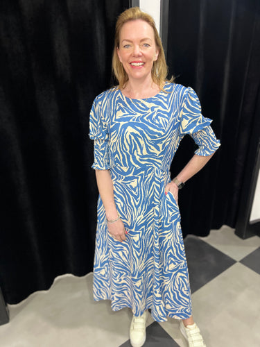 Zebra Print Tea Dress (various colours) - chichappensboutique