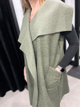 Load image into Gallery viewer, Longline Waterfall Waistcoat (various colours) - chichappensboutique