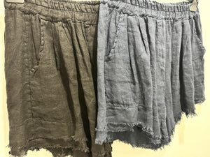 Frayed Linen Short (various colours)