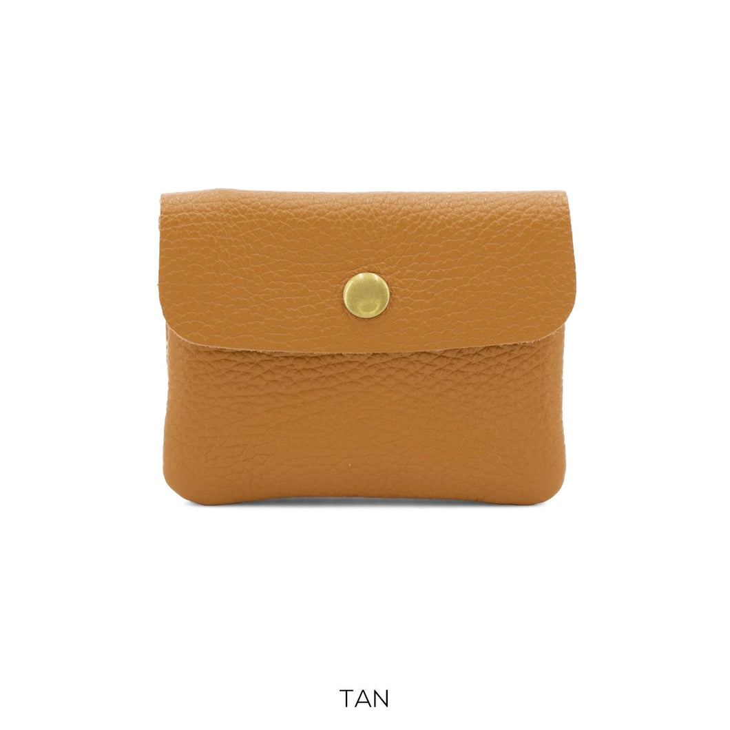 Leather Plain Purse (various colours) - chichappensboutique