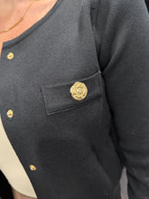 Load image into Gallery viewer, Clara Floral Button Knit (various colours) - chichappensboutique