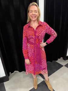 Feverleaf Stella Shirt Dress - chichappensboutique