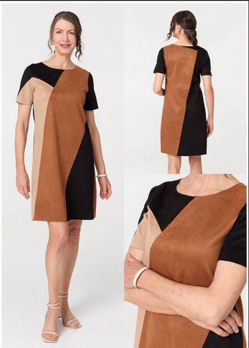 Ultra Soft Faux Suede Shift Dress