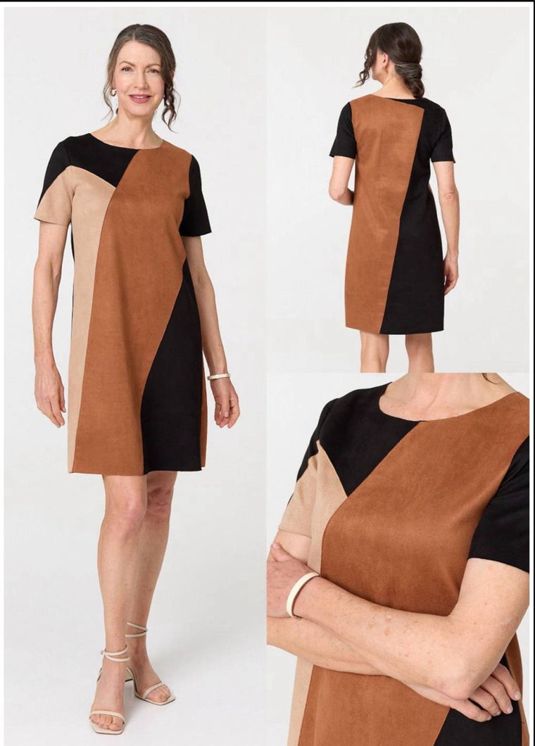 Ultra Soft Faux Suede Shift Dress
