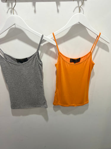 Spaghetti Strap Vest (various colours) - chichappensboutique