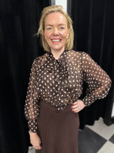 Load image into Gallery viewer, Polka Dot Blouse (various colours) - chichappensboutique