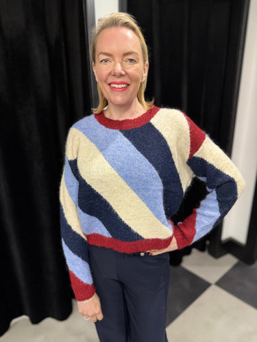 Autumn Stripe Cosy Knit (various colours)