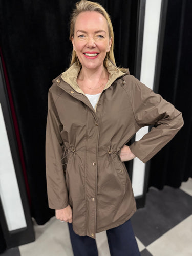 Reversible Parker Chocolate/Taupe