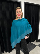 Load image into Gallery viewer, Chiffon Edge Poncho (various colours) - chichappensboutique