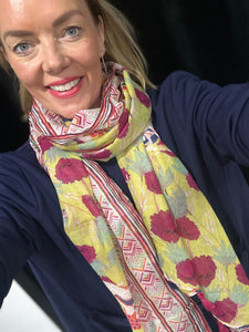 Wild Poppy Tassel Scarf (various colours) - chichappensboutique