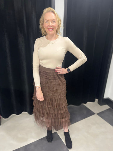 Tiered Tulle Skirt (various colours) - chichappensboutique