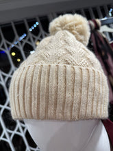 Load image into Gallery viewer, Cable Knit Bobble Hat (various colours)