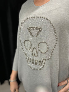 Embellished Skull Knit (various colours) - chichappensboutique