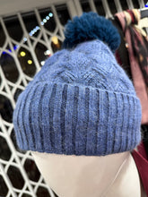 Load image into Gallery viewer, Cable Knit Bobble Hat (various colours)