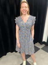 Load image into Gallery viewer, The Newall Ditsy Floral Gypsy Dress - chichappensboutique