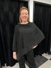 Load image into Gallery viewer, Chiffon Edge Poncho (various colours) - chichappensboutique