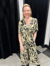 Load image into Gallery viewer, Palm Print Jumpsuit (various colours)