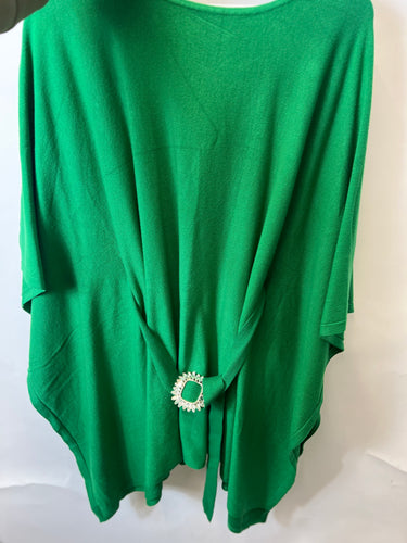 Imperfect Green Belted Knit - chichappensboutique