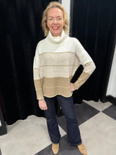 Load image into Gallery viewer, Striped Serenity Cosy Knit (various colours)