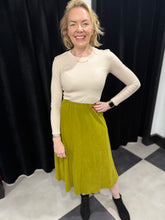 Load image into Gallery viewer, Soft Cord A-Line Skirt (various colours) - chichappensboutique