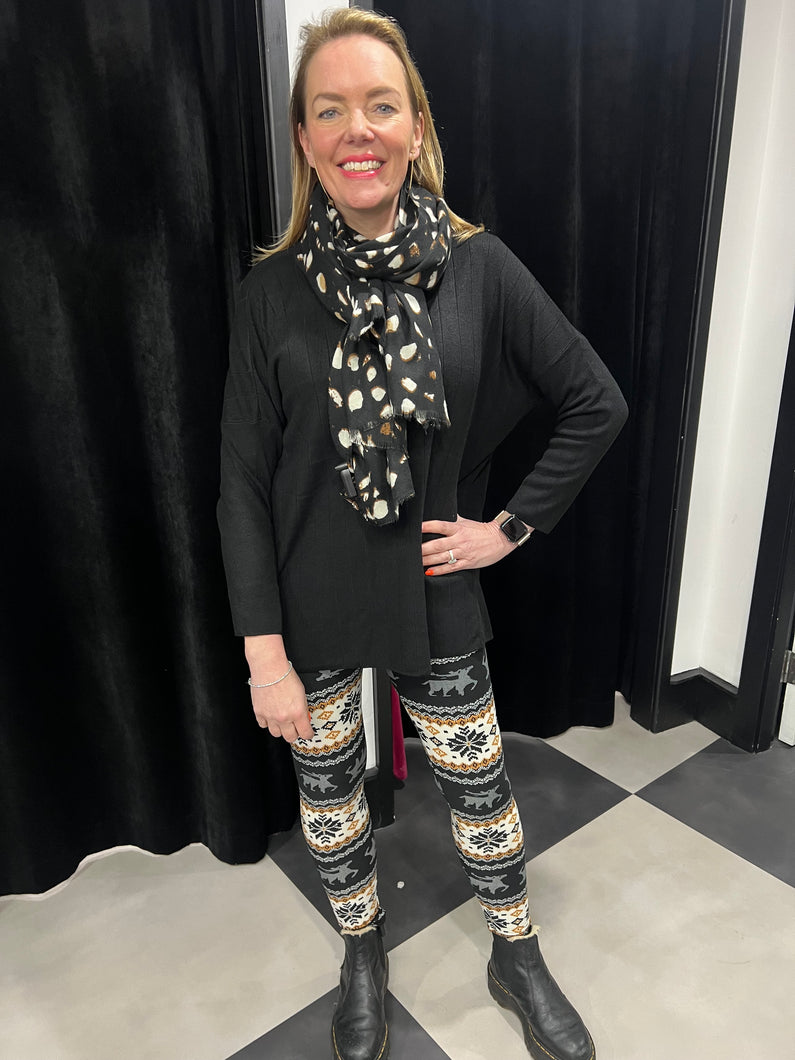 Christmas Super Soft Leggings (various colours) - chichappensboutique